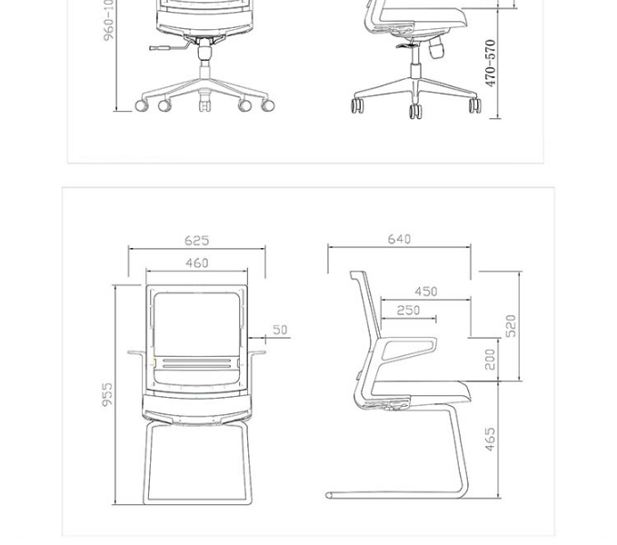办公椅-会议椅摆放-成都会议椅-会议椅尺寸